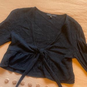 Kendall and Kylie Pacsun Long sleeve cropped shirt